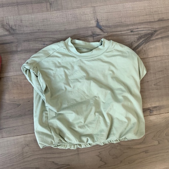 Five Dancewear - Light Green - YXL Crop Top - Picture 1 of 1